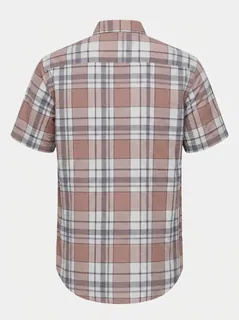 OXY POPCORN CHECK SHIRT F/S-M- BLUE&BLACK 4