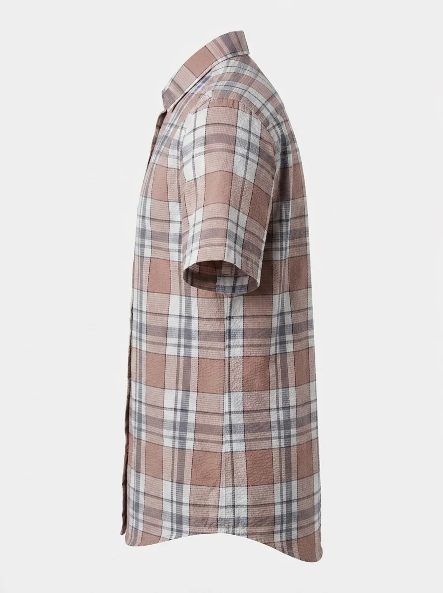 OXY POPCORN CHECK SHIRT F/S-M- BLUE&BLACK, image 6