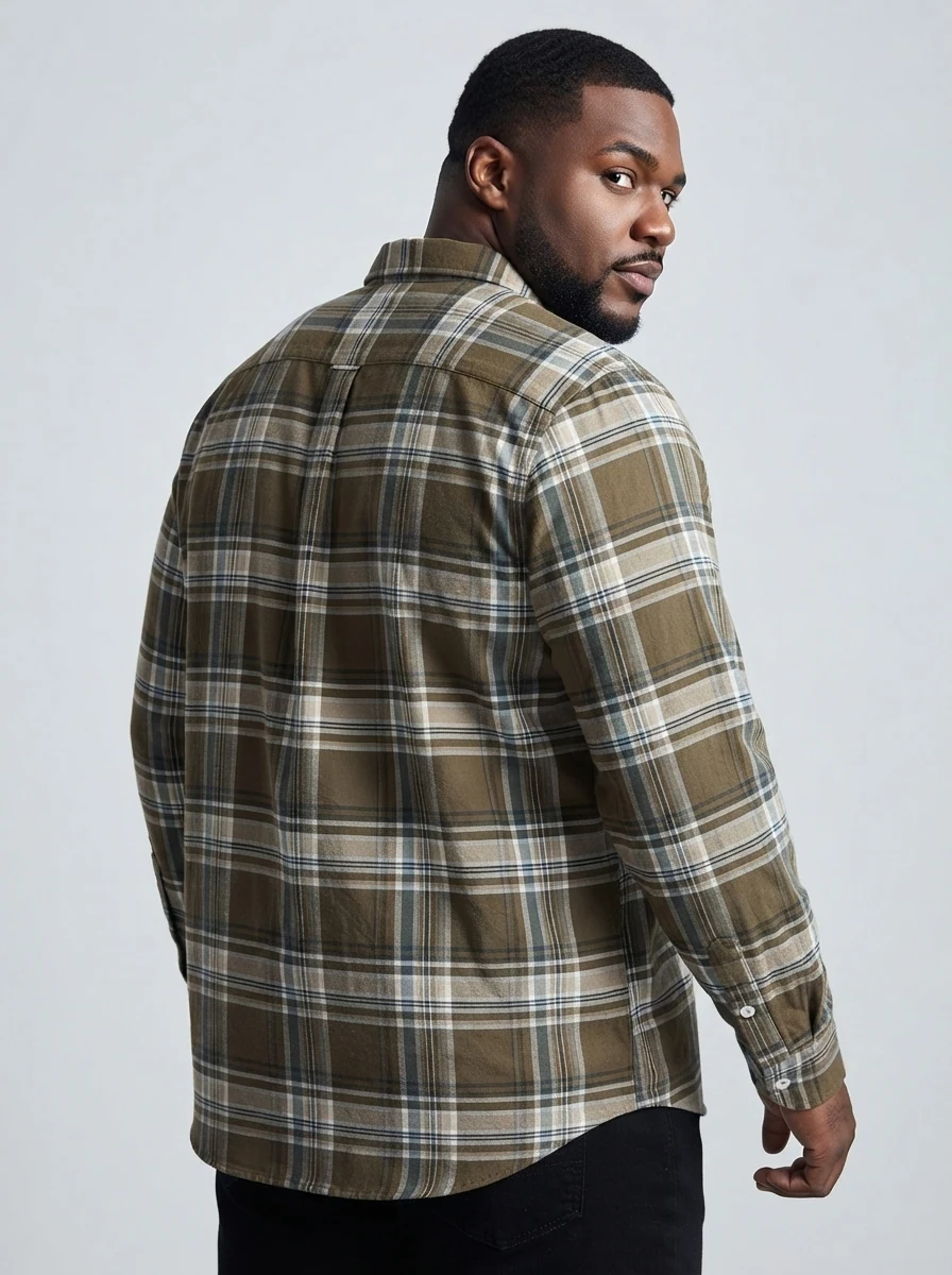 YELLOW CLOTHING CHECK SHIRT(6487), image 5