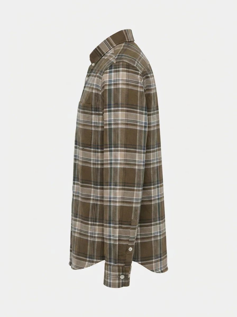 YELLOW CLOTHING CHECK SHIRT(6487), image 3