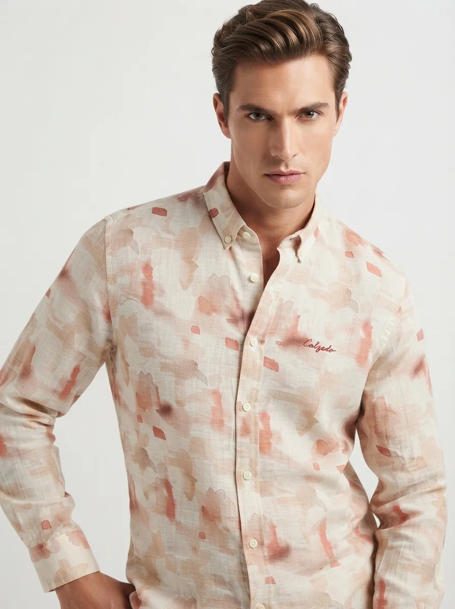 CALZADO LINEN PRINT SHIRT F/S