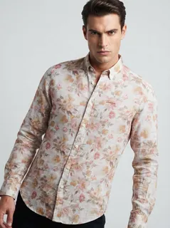 CALZADO LINEN PRINT SHIRT F/S 1