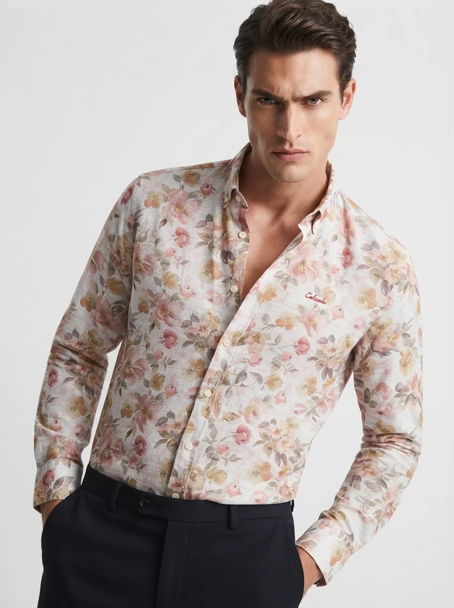 CALZADO LINEN PRINT SHIRT F/S, image 2