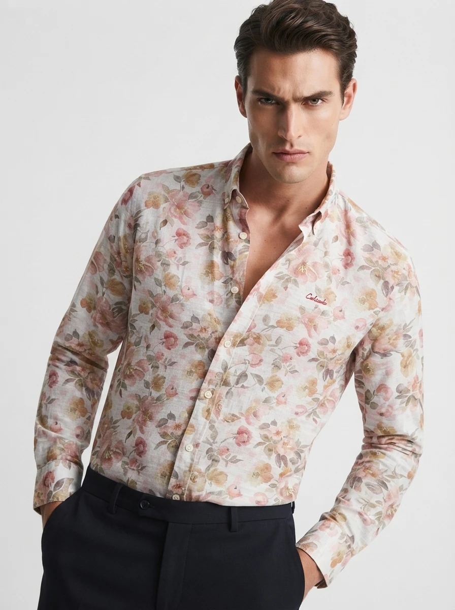 CALZADO LINEN PRINT SHIRT F/S, image 2