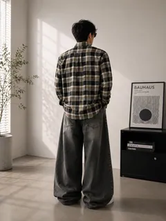 GR2027 CALZADO OXFORD CHECKS SHIRT F/S M,L,XL,XXL 2
