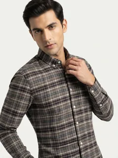 RED JEANS CHECKS F/S SHIRT 1