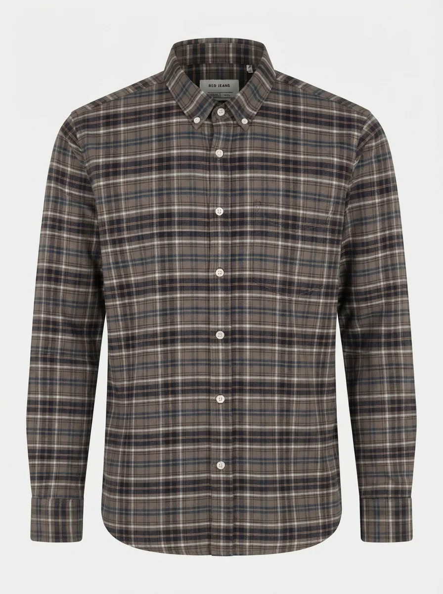RED JEANS CHECKS F/S SHIRT, image 12
