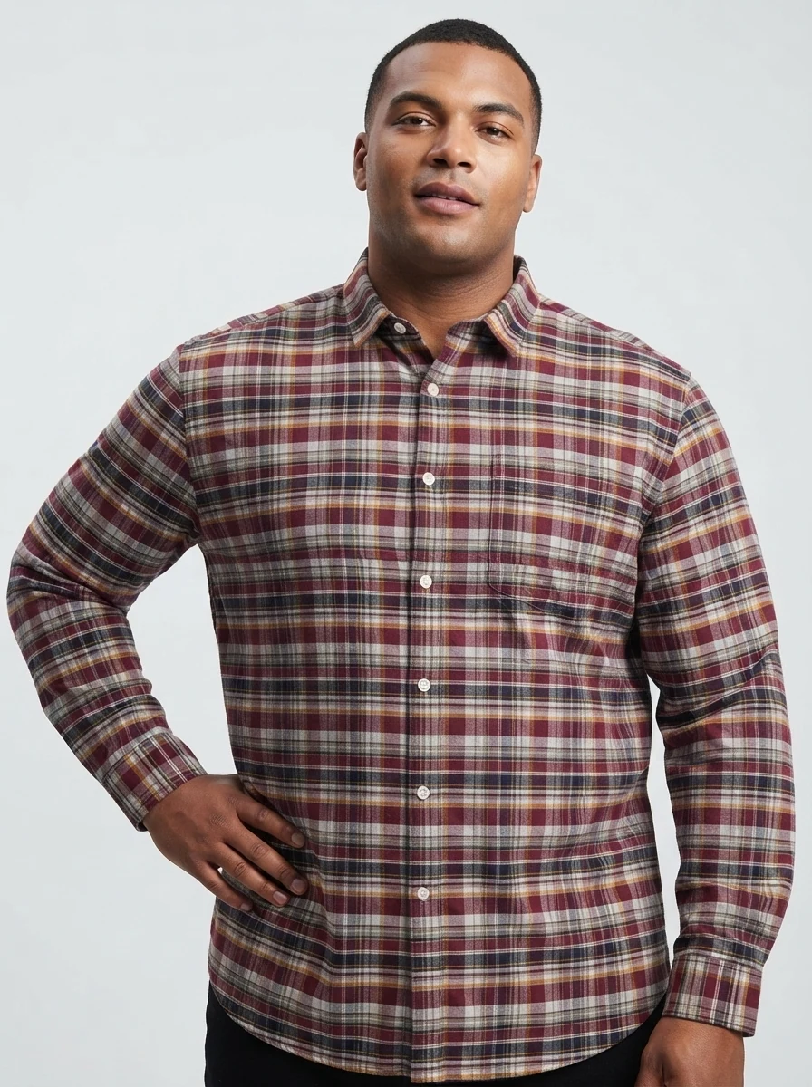 RED JEANS CHECKS F/S SHIRT, image 2