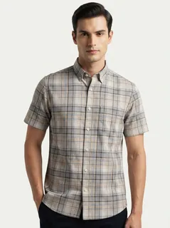 VOGUE OXFORD CHECK SHIRT H/S 1