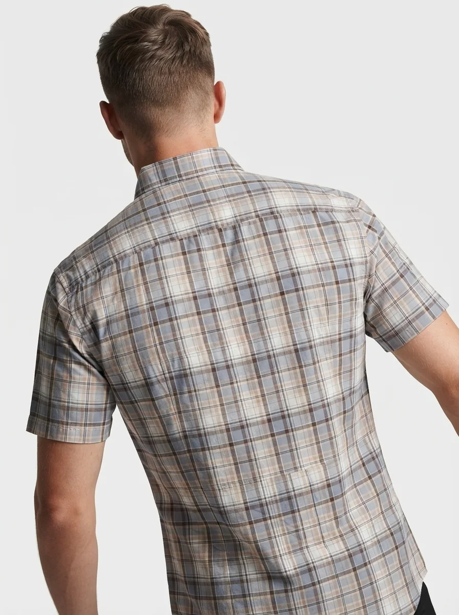 VOGUE OXFORD CHECK SHIRT H/S, image 2