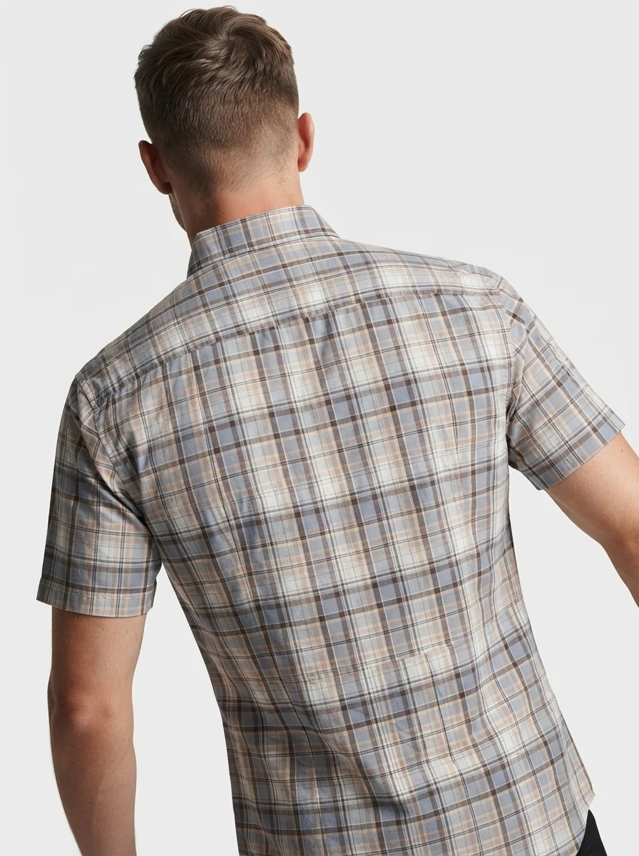 VOGUE OXFORD CHECK SHIRT H/S, image 2