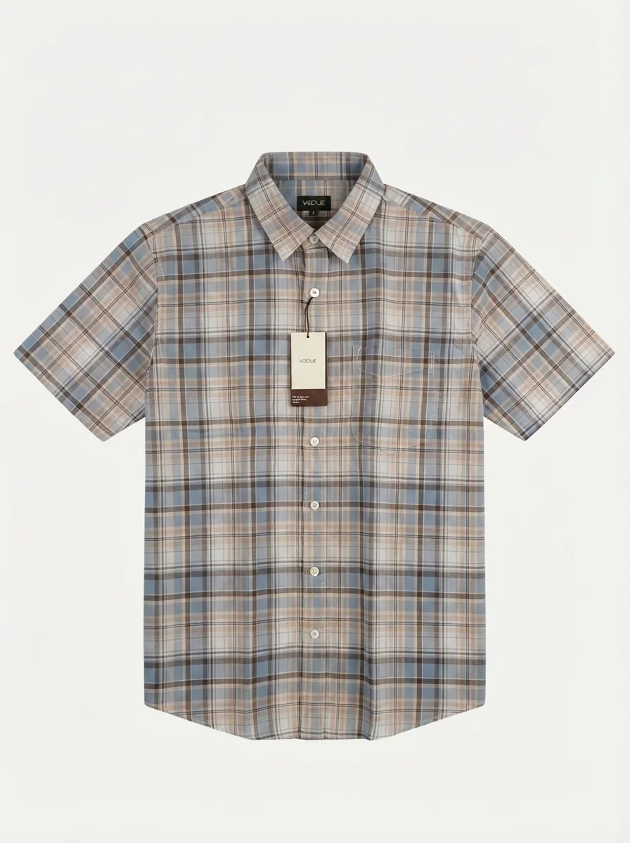 VOGUE OXFORD CHECK SHIRT H/S, image 3