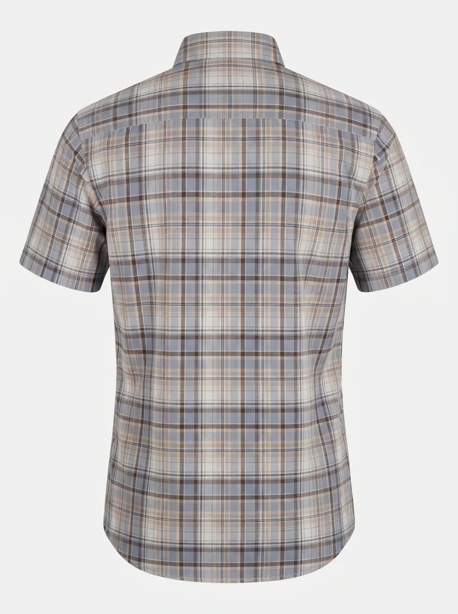 VOGUE OXFORD CHECK SHIRT H/S, image 4