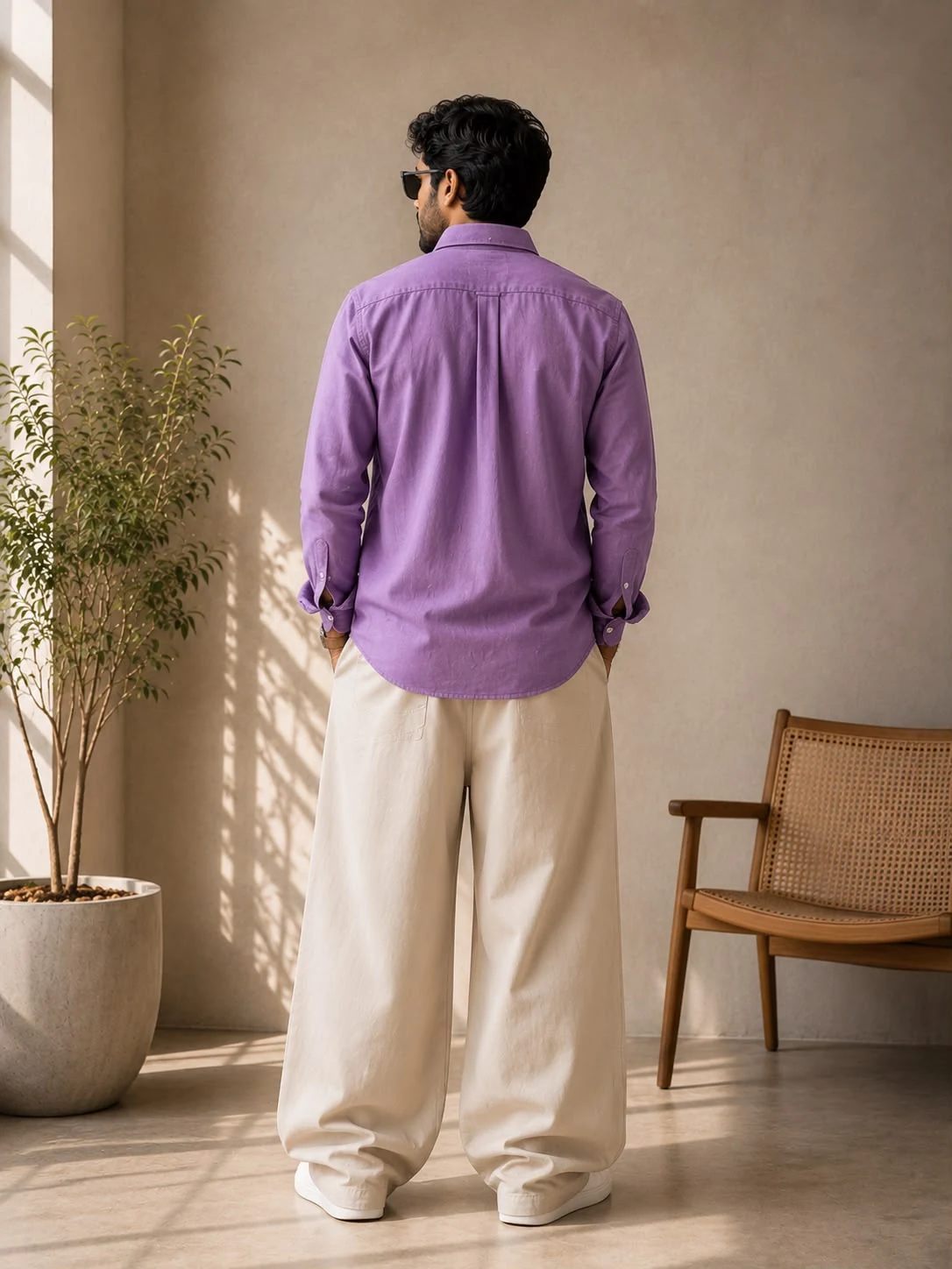 GR2058 CALZADO LINEN PLAIN SHIRT, image 2