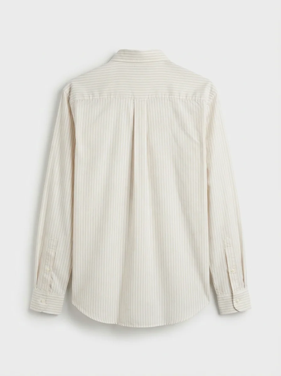 INGLISH IMP PLAIN SHIRT F/S-M-WHITE&PINK, image 4