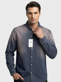 CRAPT DENIM F/S SHIRT 1