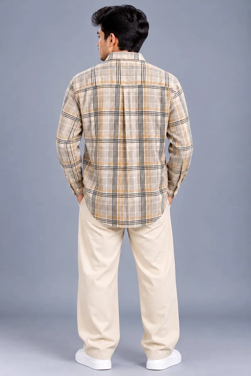 EGO POPCORN CHECKS SHIRT F/S, image 2