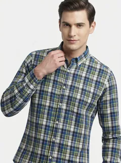 SKYDOT CHECK F/S SHIRT 1