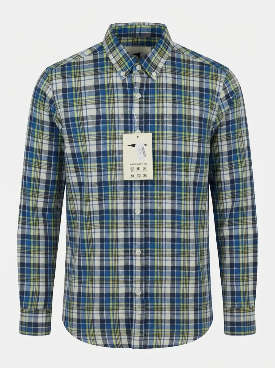 SKYDOT CHECK F/S SHIRT, image 3