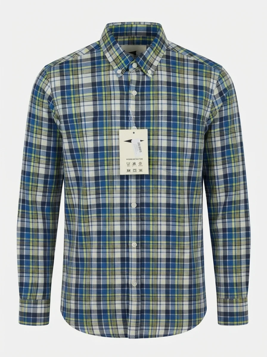 SKYDOT CHECK F/S SHIRT, image 3