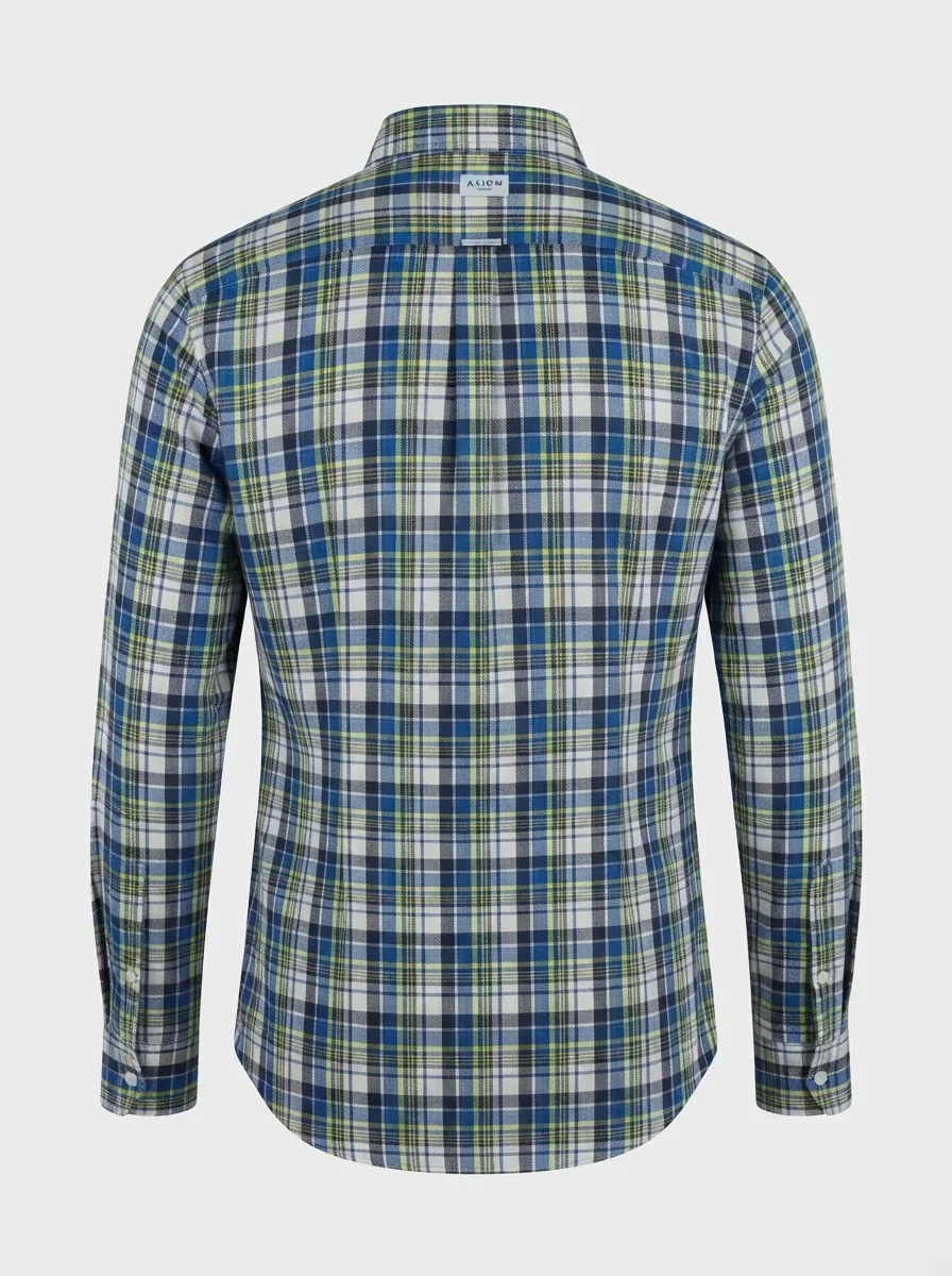 SKYDOT CHECK F/S SHIRT, image 4