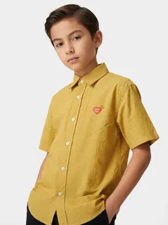 ABC KIDS IMP PATTERN STRIPES H/S SHIRT 1