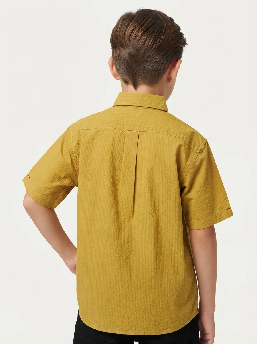 ABC KIDS IMP PATTERN STRIPES H/S SHIRT, image 7