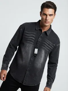 BLUE BAY DENIM SHIRT F/S 1
