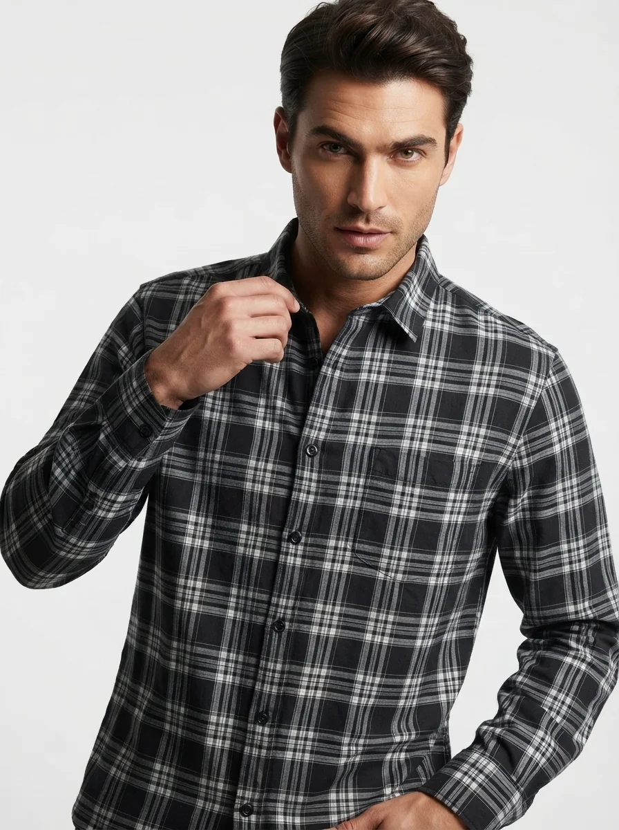 NOWAND THEN CHECKS SHIRT, image 3