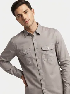 BELLI'S PREMIUM OXFORD PLAIN SHIRT F/S 1