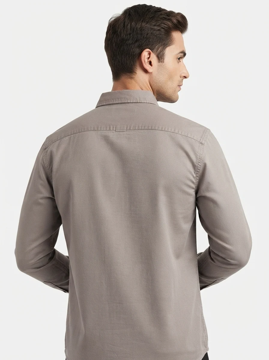 BELLI'S PREMIUM OXFORD PLAIN SHIRT F/S, image 2