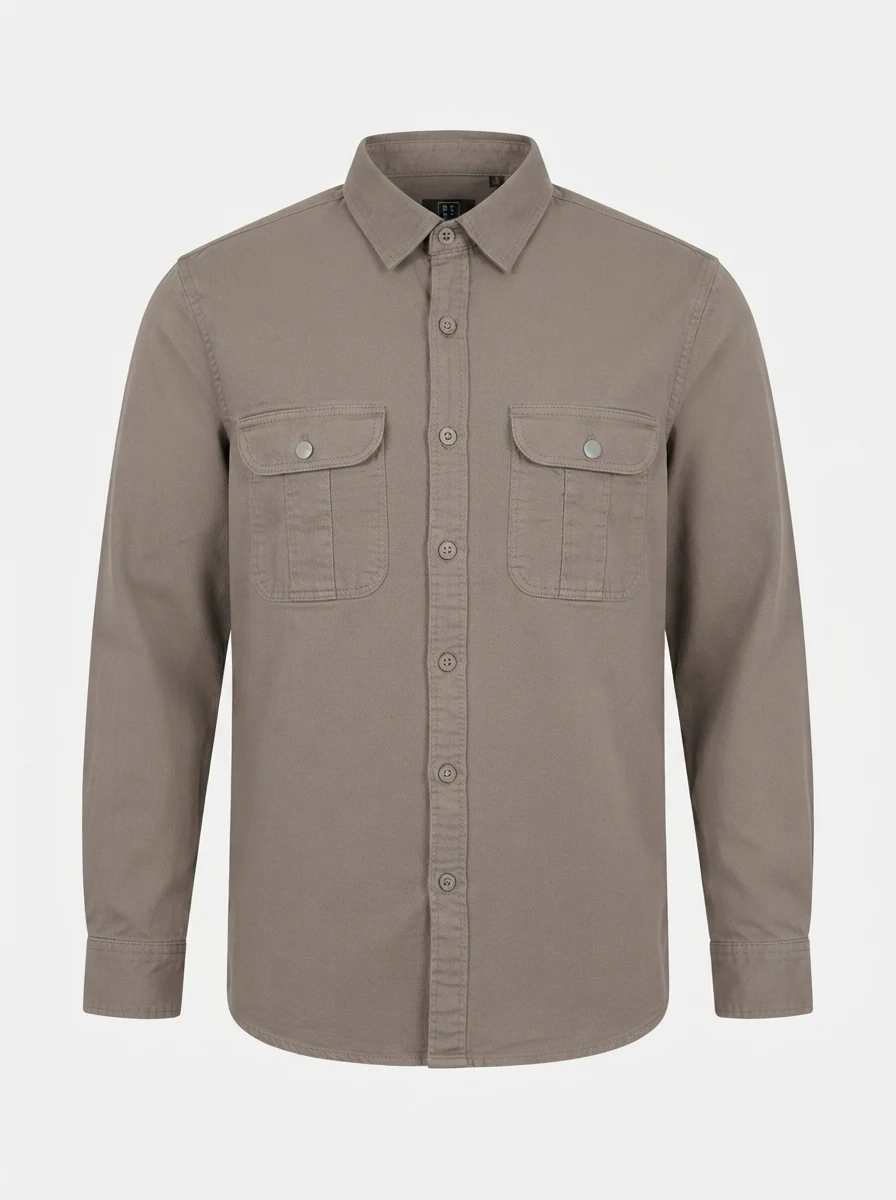 BELLI'S PREMIUM OXFORD PLAIN SHIRT F/S, image 6