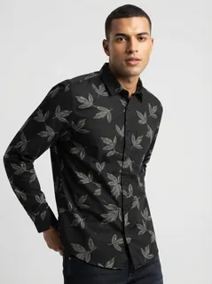 CARBON MILLSCHI SHIRT-XL-WHITE&OLIVE GREEN 1