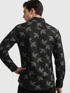CARBON MILLSCHI SHIRT-XL-WHITE&OLIVE GREEN 2