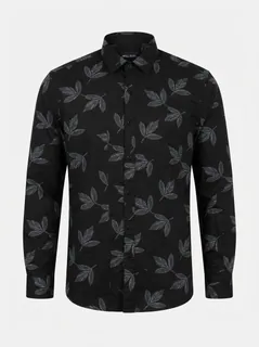 CARBON MILLSCHI SHIRT-XL-WHITE&OLIVE GREEN 3