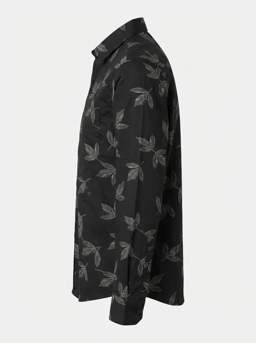 CARBON MILLSCHI SHIRT-XL-WHITE&OLIVE GREEN, image 5