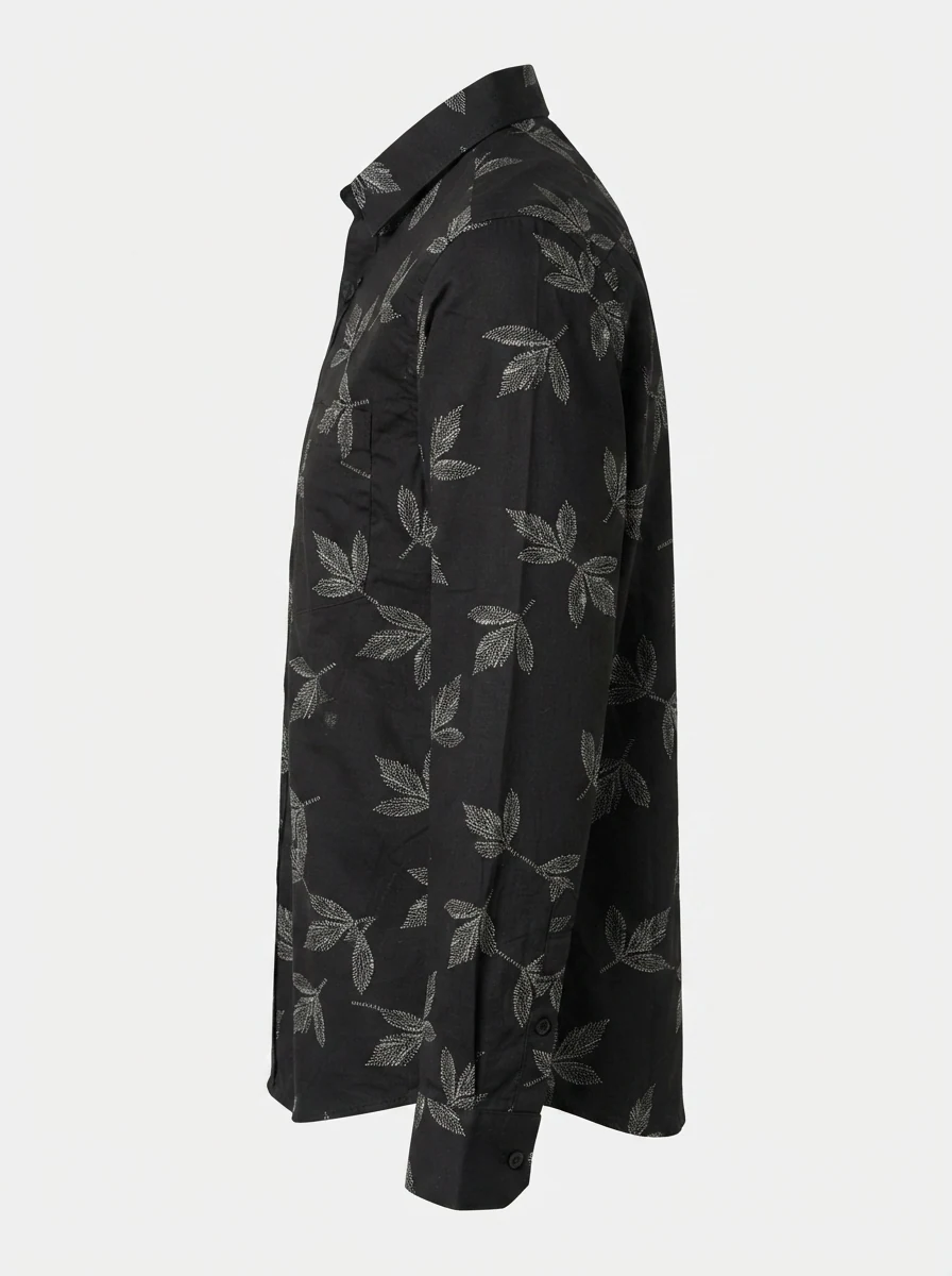 CARBON MILLSCHI SHIRT-XL-WHITE&OLIVE GREEN, image 5