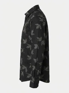 CARBON MILLSCHI SHIRT-XL-WHITE&OLIVE GREEN 5