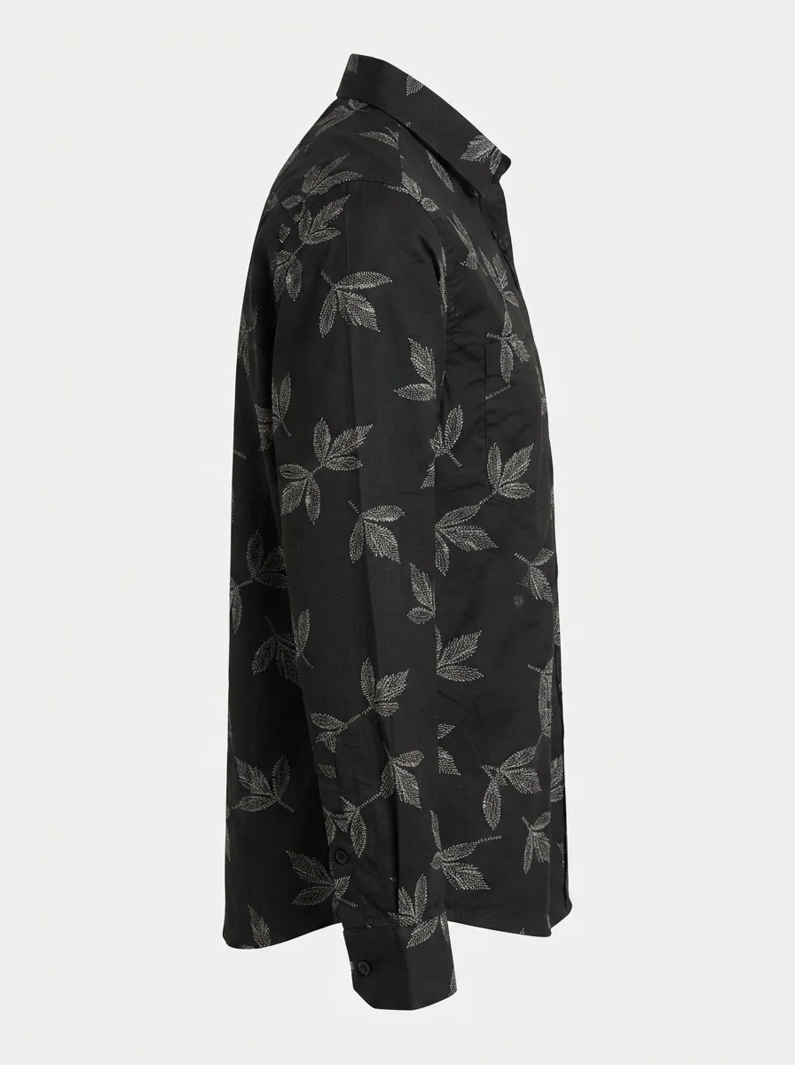 CARBON MILLSCHI SHIRT-XL-WHITE&OLIVE GREEN, image 6