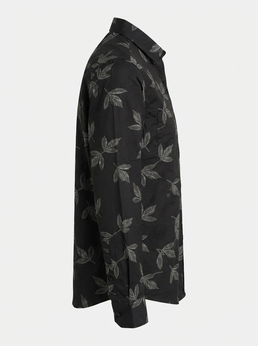 CARBON MILLSCHI SHIRT-XL-WHITE&OLIVE GREEN, image 6