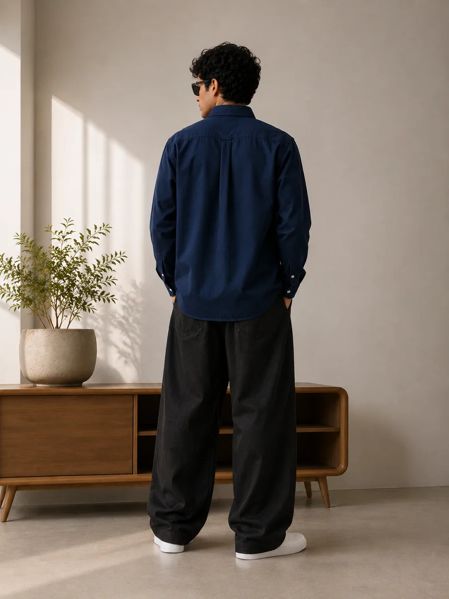 GR2059 CALZADO  OXFORD PLAIN SHIRT F/S, image 2