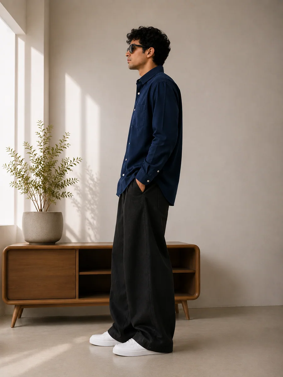 GR2059 CALZADO  OXFORD PLAIN SHIRT F/S, image 3