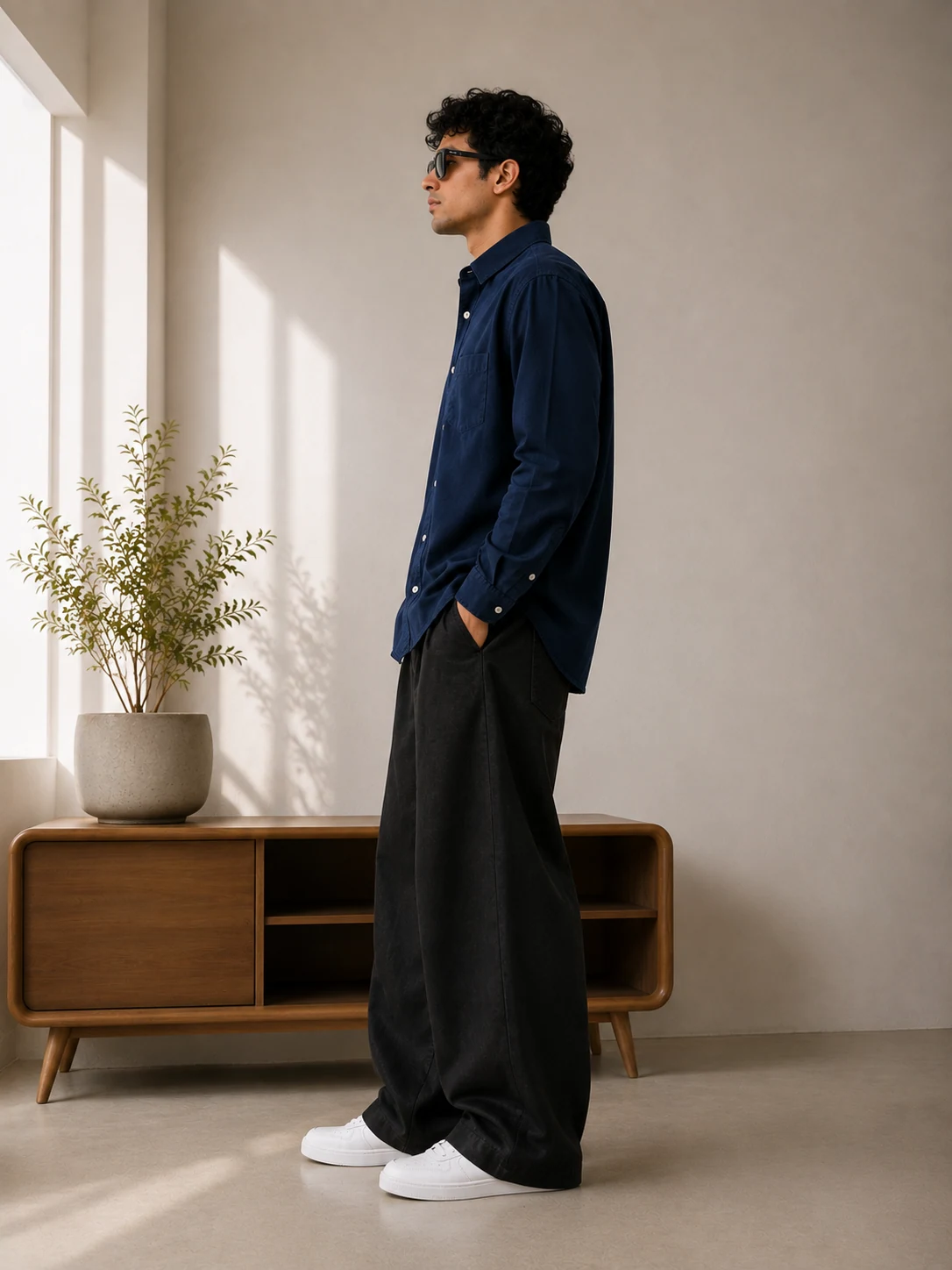 GR2059 CALZADO  OXFORD PLAIN SHIRT F/S, image 3