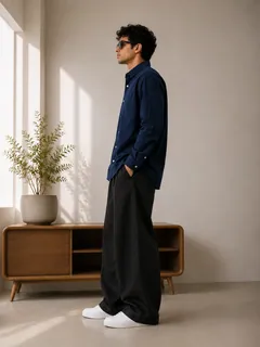 GR2059 CALZADO  OXFORD PLAIN SHIRT F/S 3
