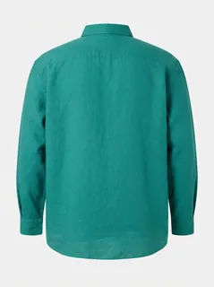 RED LINEN PLAIN SHIRT F/S 4