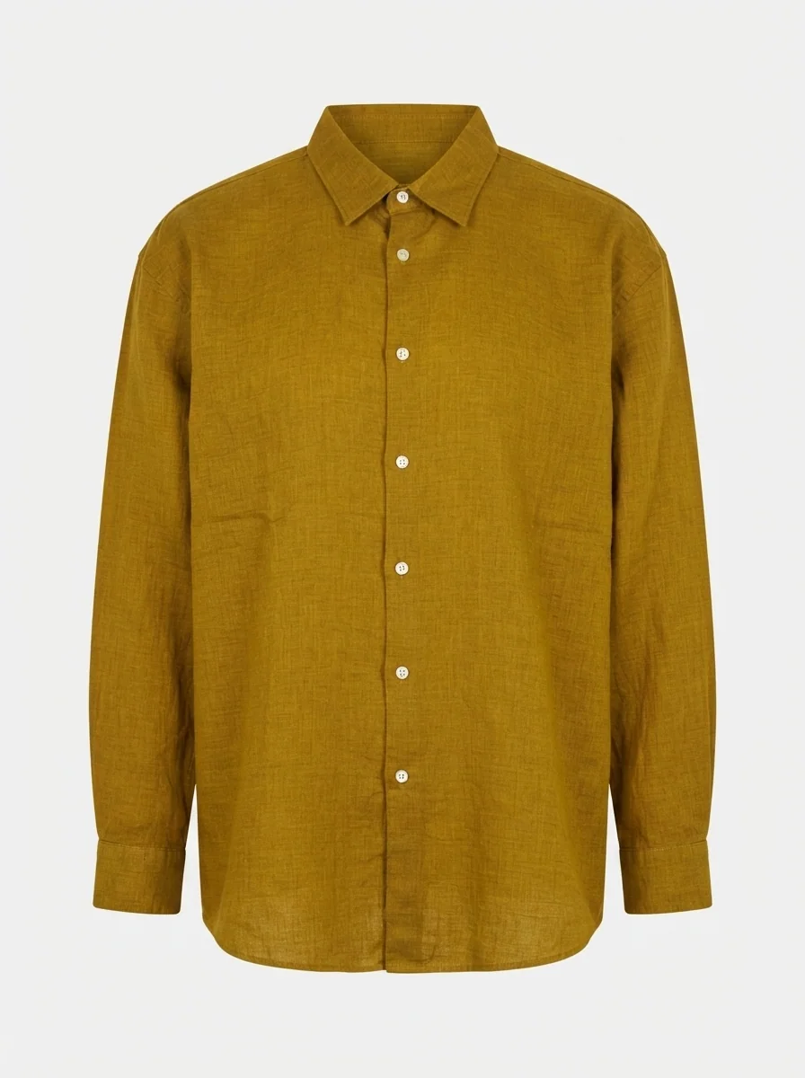 CLOFT LINEN PLAIN SHIRT F/S, image 3