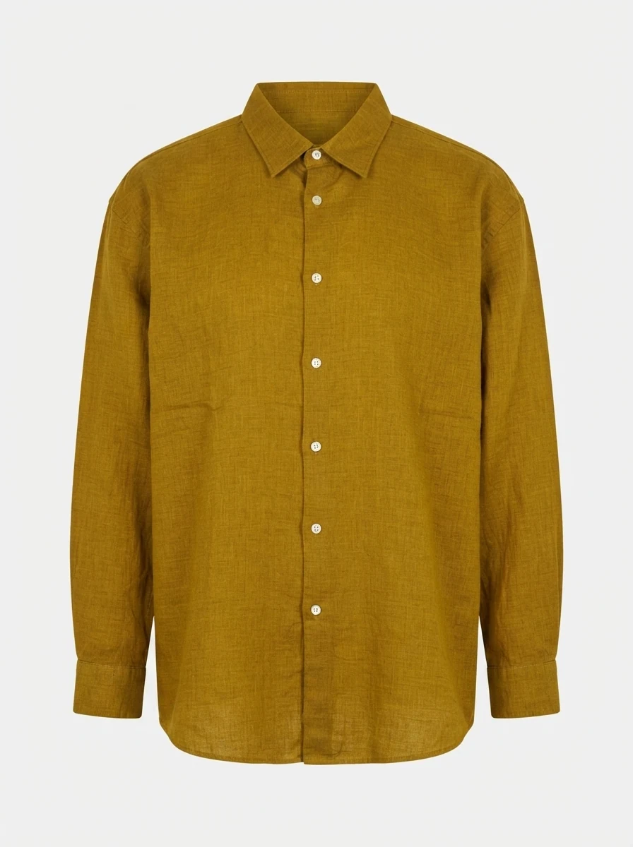 CLOFT LINEN PLAIN SHIRT F/S, image 3