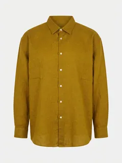 CLOFT LINEN PLAIN SHIRT F/S 3