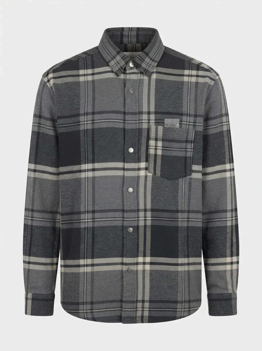 NELLY CORDUROY CHECK F/S SHIRT, image 3