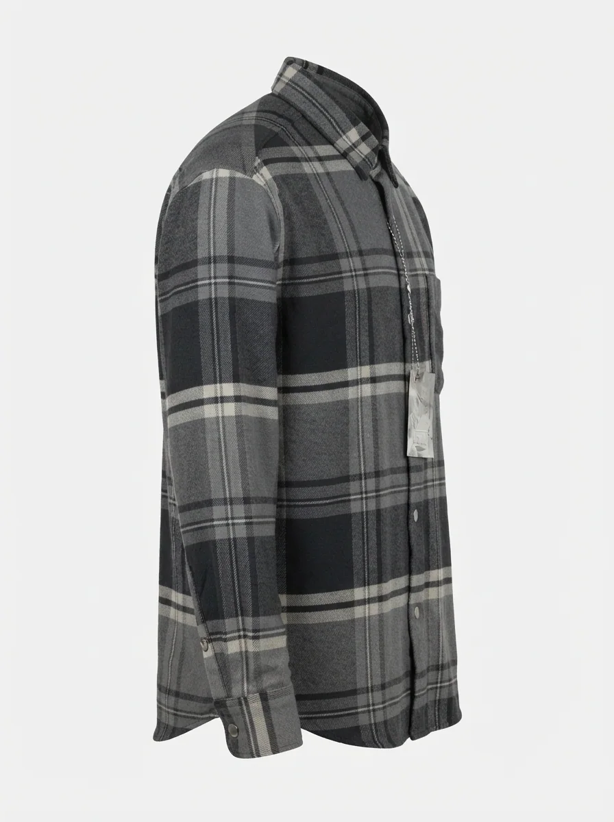 NELLY CORDUROY CHECK F/S SHIRT, image 5